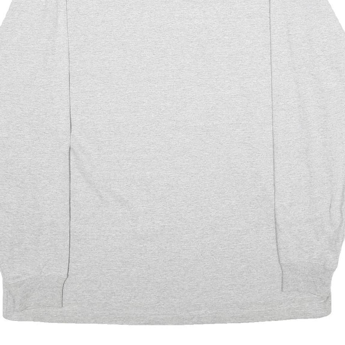 CARHARTT Mens Grey Long Sleeve Crew Neck T-Shirt XL Pocket Cotton Workwear