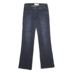 COSA BLANCA Womens Jeans Blue Regular Straight Denim Medium W28 L32 Stylish Zip