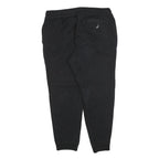NAUTICA Mens Joggers Black L W34 L27 Cotton Blend Relaxed Tapered Drawstring