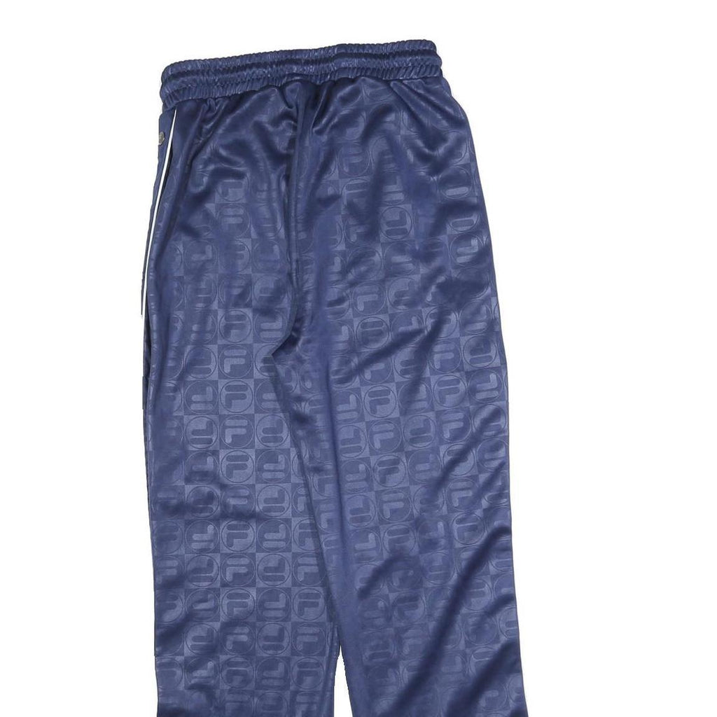 FILA Womens Joggers Blue Polyester Blend S W26 L28 Track Pants Comfort Style