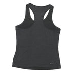 ADIDAS Womens Black Graphic Vest S Sleeveless Crew Neck Climalite Fitness