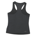 ADIDAS Womens Black Graphic Vest S Sleeveless Crew Neck Climalite Fitness