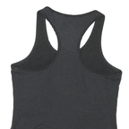 ADIDAS Womens Black Graphic Vest S Sleeveless Crew Neck Climalite Fitness