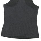 ADIDAS Womens Black Graphic Vest S Sleeveless Crew Neck Climalite Fitness