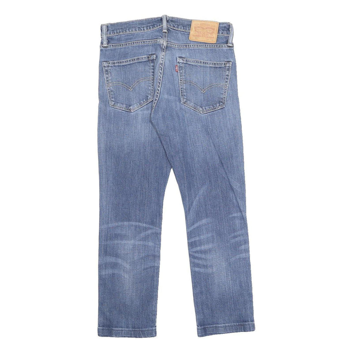 LEVI'S 511 Slim Mens Jeans Blue Slim Straight Denim Medium W30 L25 Classic Zip