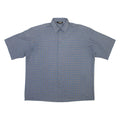 ABBA Mens Shirt Blue Check XL