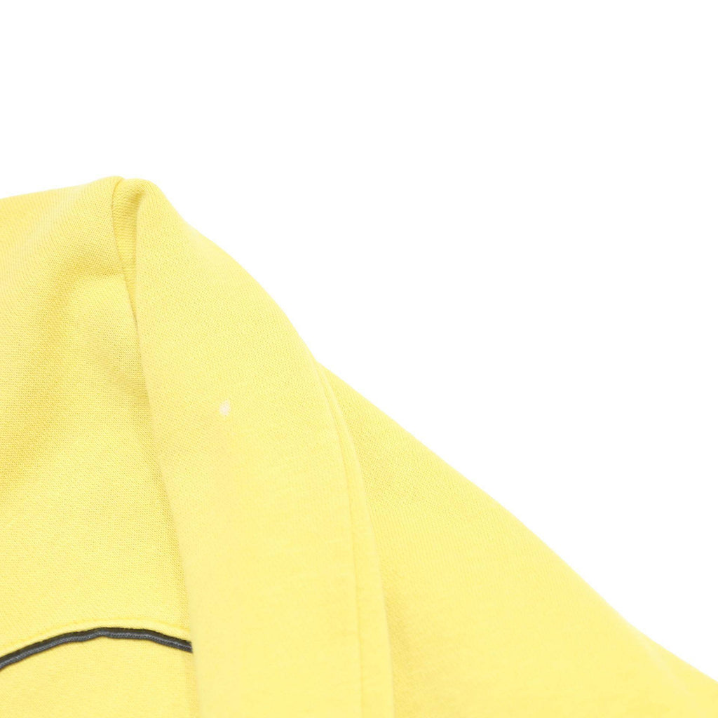 ADIDAS Mens Yellow Sweatshirt 1/4 Zip M Cotton Blend Sportswear