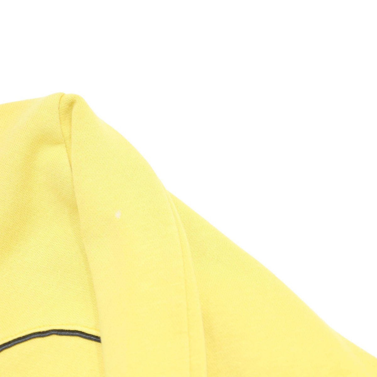 ADIDAS Mens Yellow Sweatshirt 1/4 Zip M Cotton Blend Sportswear
