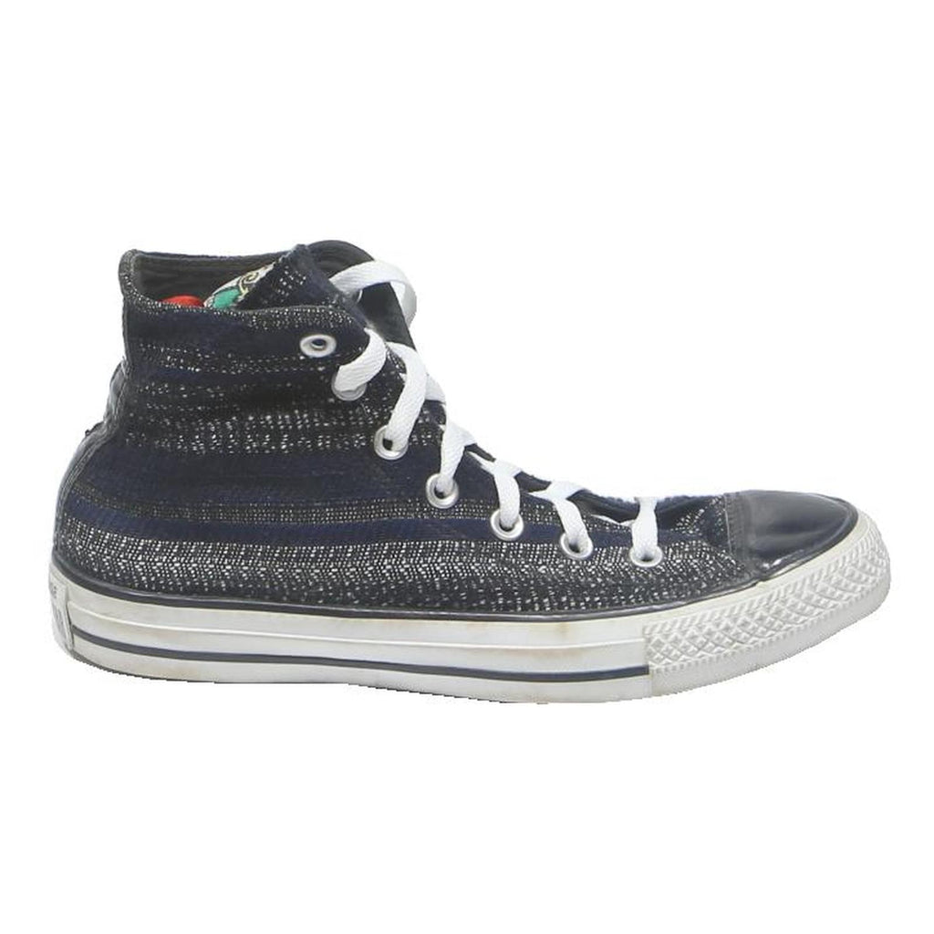 CONVERSE Chuck Taylor All Star Womens Lace-Up Trainers Black Canvas UK 6 Classic