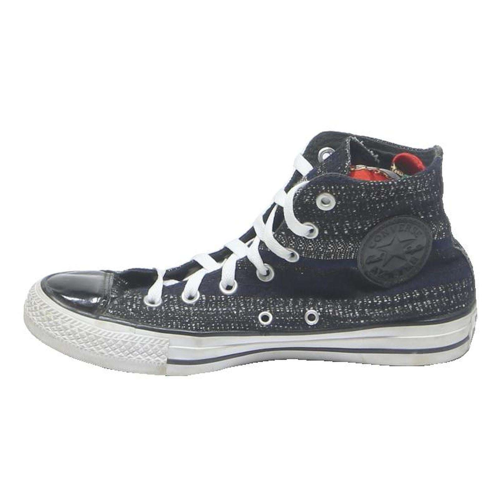 CONVERSE Chuck Taylor All Star Womens Lace-Up Trainers Black Canvas UK 6 Classic