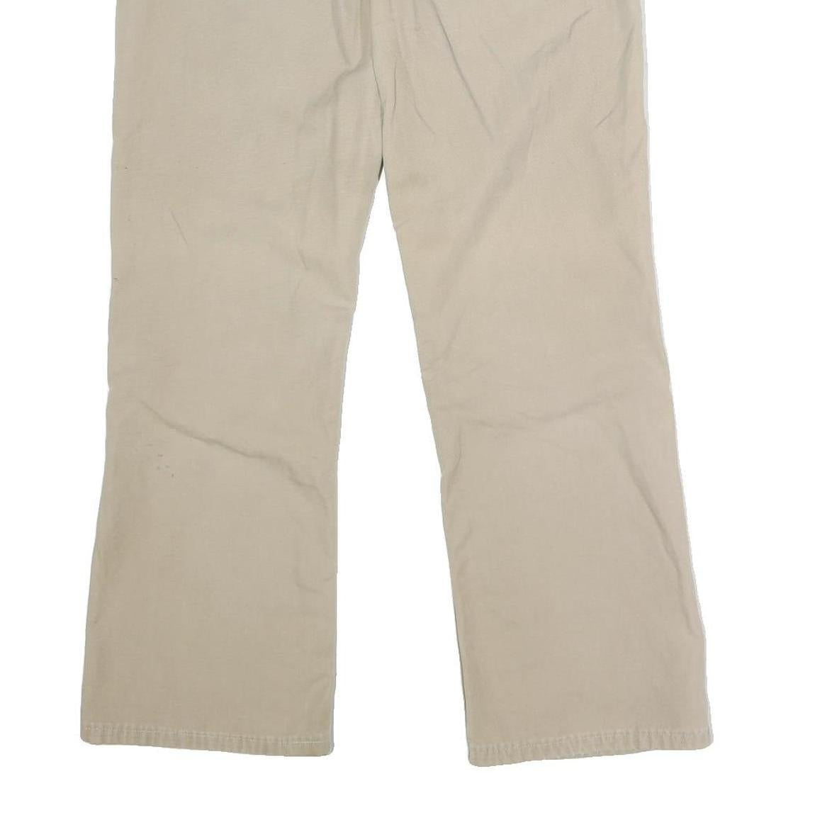 CARHARTT Mens Cotton Blend Beige Regular Fit Straight Leg Trousers W31 L29
