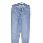 LEVI'S Womens Slim Blue Skinny Denim Medium Wash Cotton Blend W24 L27 Zip