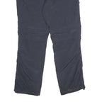 ICEPEAK Mens Polyamide Navy Regular Fit Straight Trousers W36 L34 Outdoor Zip