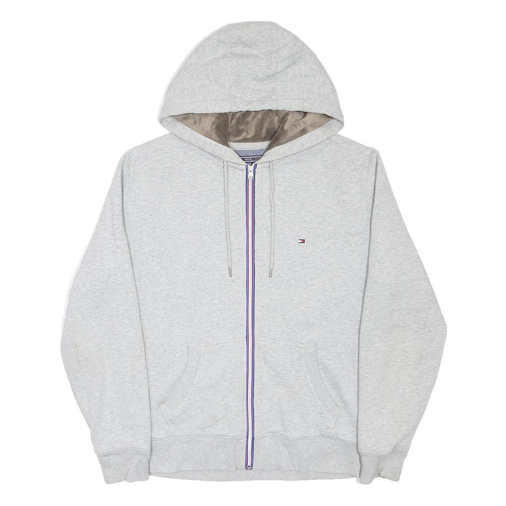 LEVI'S Mens Grey Hoodie Zip Up L Cotton Blend Casual