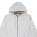 LEVI'S Mens Grey Hoodie Zip Up L Cotton Blend Casual