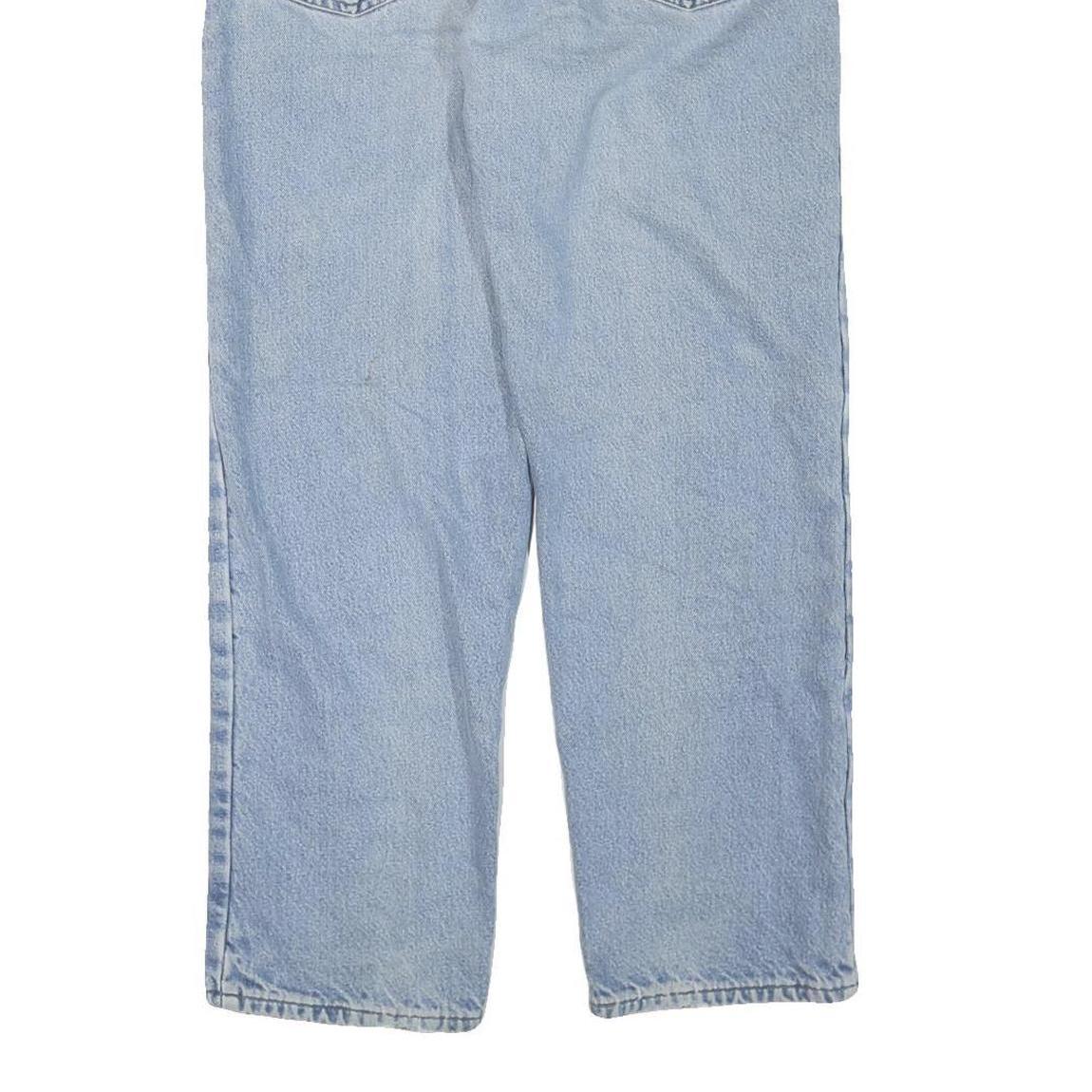 CARHARTT Womens Regular Fit Light Blue Denim Jeans W34 L30 Classic Zip Fastening