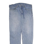 LEVI'S 505 Mens Jeans Blue Regular Straight Denim Light W40 L35 Classic Zip