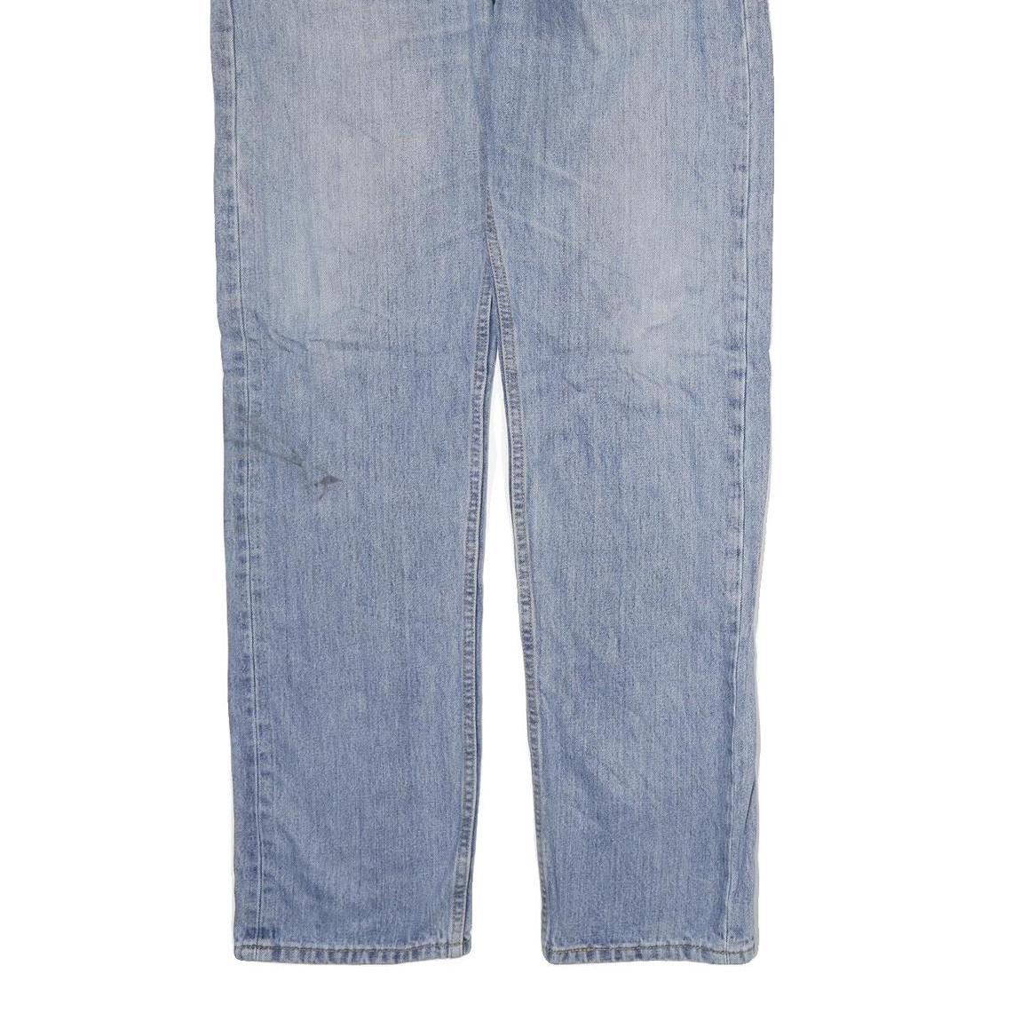 LEVI'S 505 Mens Jeans Blue Regular Straight Denim Light W40 L35 Classic Zip