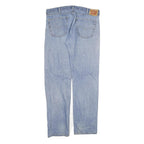LEVI'S 505 Mens Jeans Blue Regular Straight Denim Light W40 L35 Classic Zip
