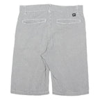 NIKE Womens Shorts Grey Casual S W30 Lightweight Polyester Blend Comfort
