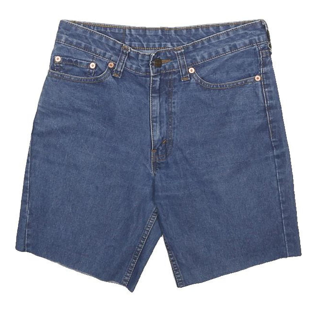 LEVI'S Womens Shorts Blue Denim Casual M W28 Classic Cotton Blend