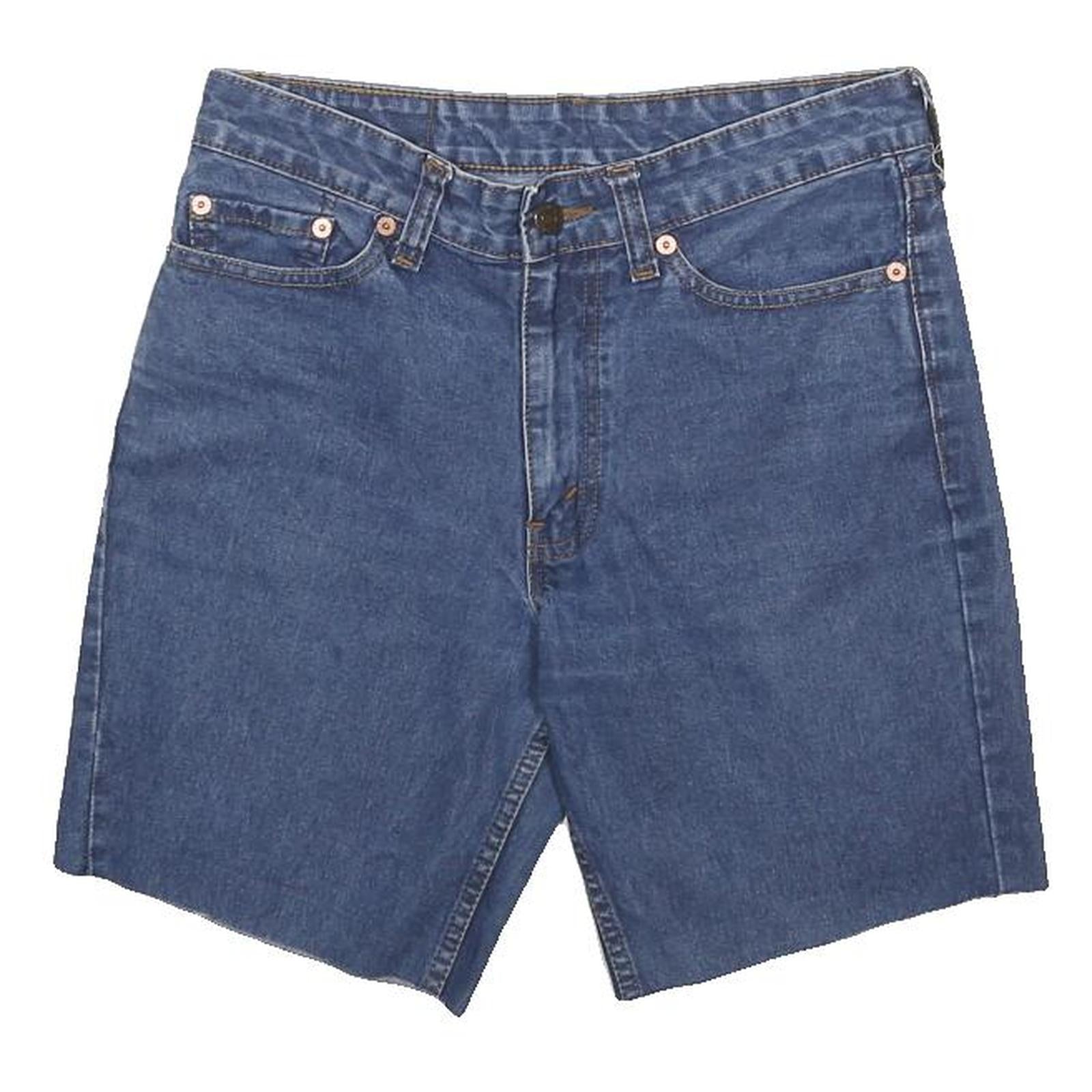 LEVI'S Womens Shorts Blue Denim Casual M W28 Classic Cotton Blend