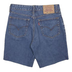 LEVI'S Womens Shorts Blue Denim Casual M W28 Classic Cotton Blend