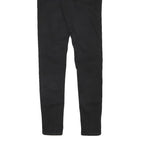 LEVI'S Womens Black Slim Skinny Denim Cotton Blend W25 L28 Zip Jeans
