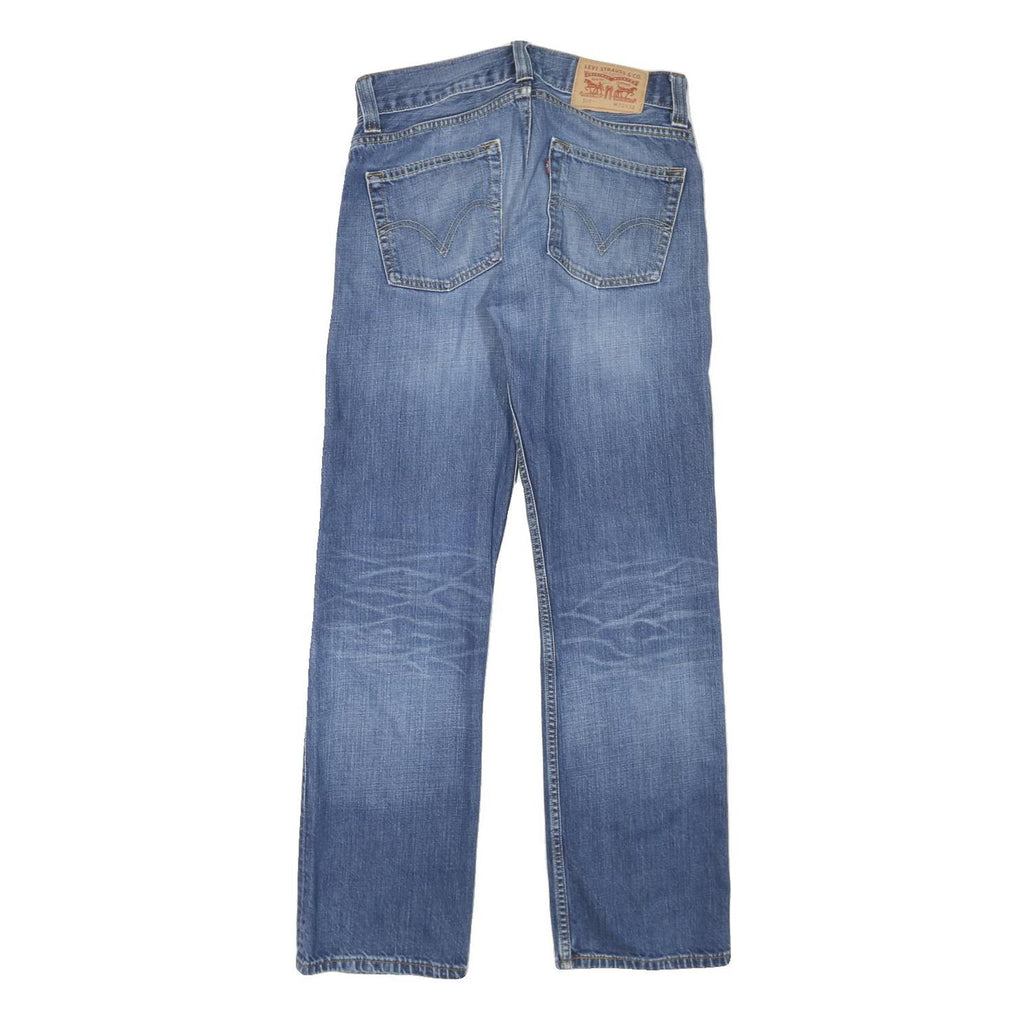 LEVI'S Mens Regular Fit Blue Denim Jeans W30 L31 Classic Zip Pockets