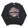 SALEM SPORTWEAR Mens Black Los Angeles Lakers Crew Neck L Basketball Graphic