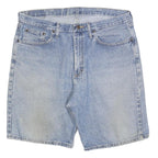 WRANGLER Mens Denim Blue Casual Shorts L W36 Classic Fit Cotton
