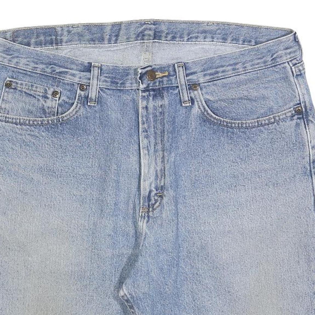 WRANGLER Mens Denim Blue Casual Shorts L W36 Classic Fit Cotton