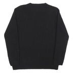 LAUREN RALPH LAUREN Girls Black Plain Pullover Jumper Wool Blend L