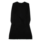BETTY BARCLAY Womens Day Dress Black Wool Long Sleeve Knee Length S