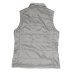 THE NORTH FACE Womens Grey Reversible Zip Vest Polyester Blend S Plain Outdoor