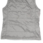 THE NORTH FACE Womens Grey Reversible Zip Vest Polyester Blend S Plain Outdoor