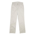 LEE Womens Cotton Blend Beige Regular Fit Straight Leg Trousers W30 L33 Classic