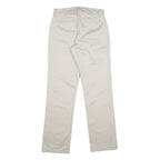 LEE Womens Cotton Blend Beige Regular Fit Straight Leg Trousers W30 L33 Classic