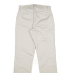 LEE Womens Cotton Blend Beige Regular Fit Straight Leg Trousers W30 L33 Classic