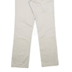 LEE Womens Cotton Blend Beige Regular Fit Straight Leg Trousers W30 L33 Classic