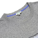 KENZO Mens Grey Cotton Sweatshirt S Crew Neck Tiger Logo Embroidered