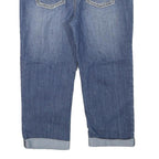 EARL JEAN Womens Denim Blue Casual Shorts M W29 Embellished Pockets Cuffed Hem