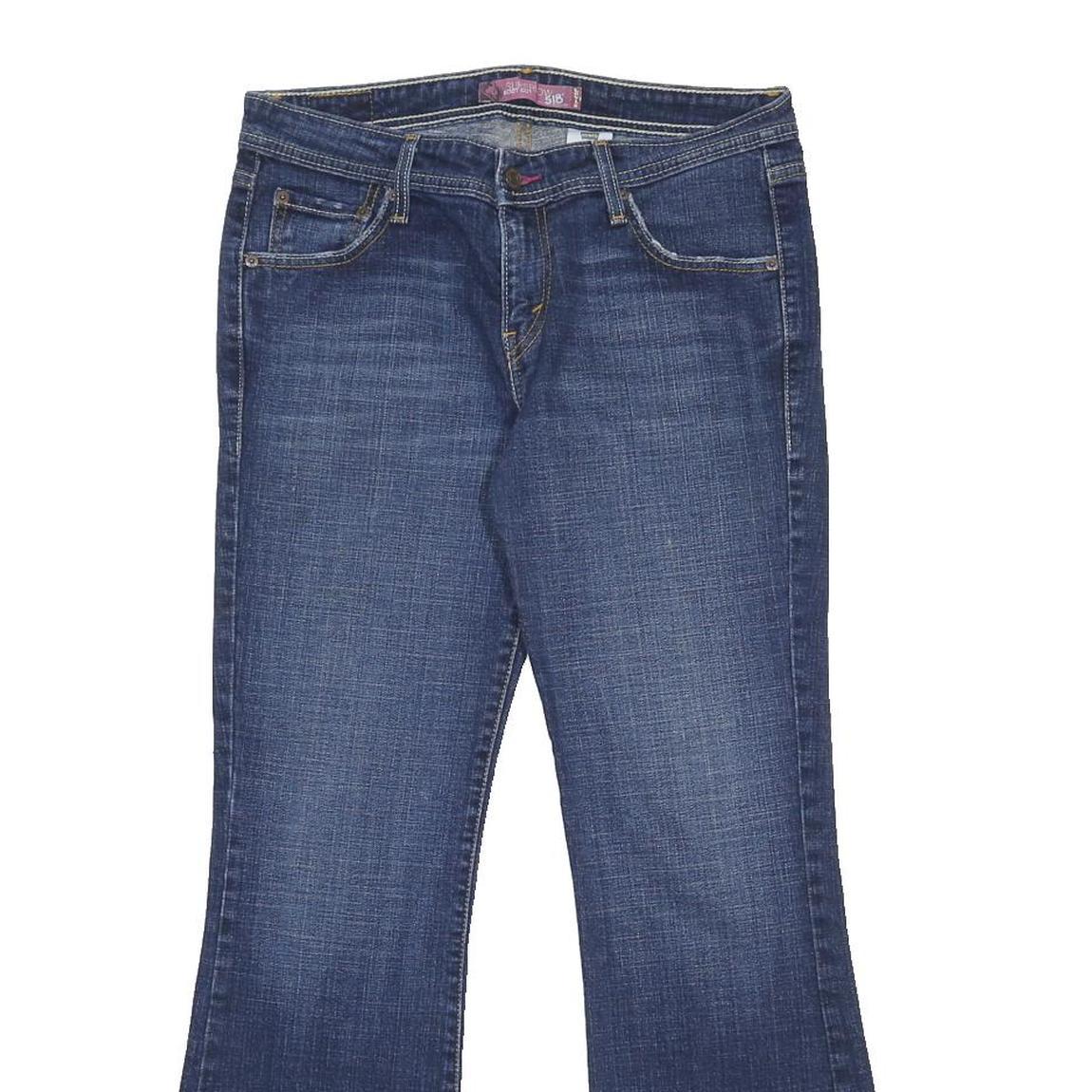 LEVI'S 518 Womens Jeans Blue Regular Bootcut Denim Medium W31 L29 Stylish Fit