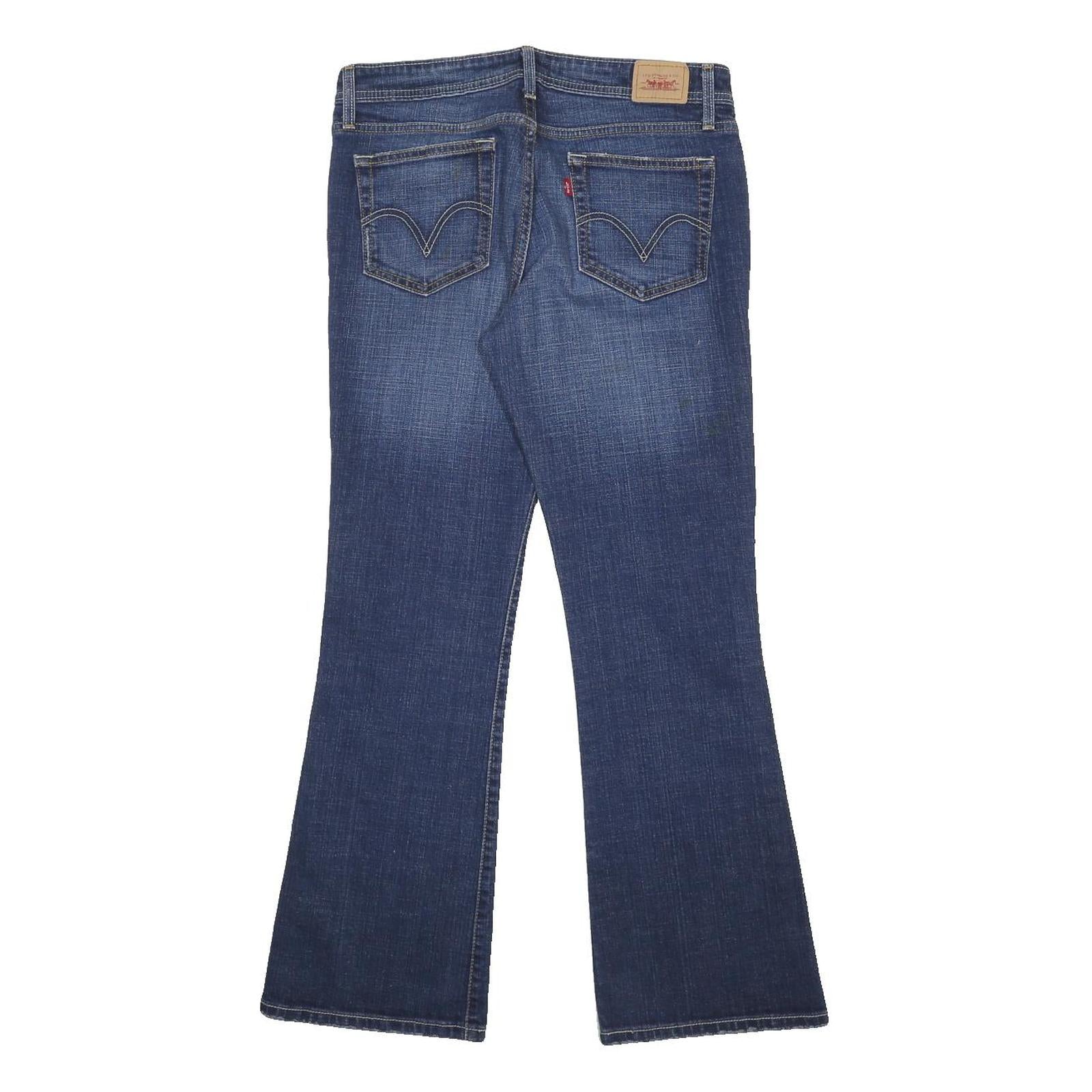 LEVI'S 518 Womens Jeans Blue Regular Bootcut Denim Medium W31 L29 Stylish Fit