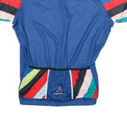 CEROTI Mens Blue & Red Polyester Cycling Jersey M Short Sleeve Zip Front