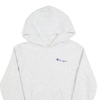 CHAMPION REVERSE WEAVE Womens Grey Hoodie M Cotton Blend Pullover Casual