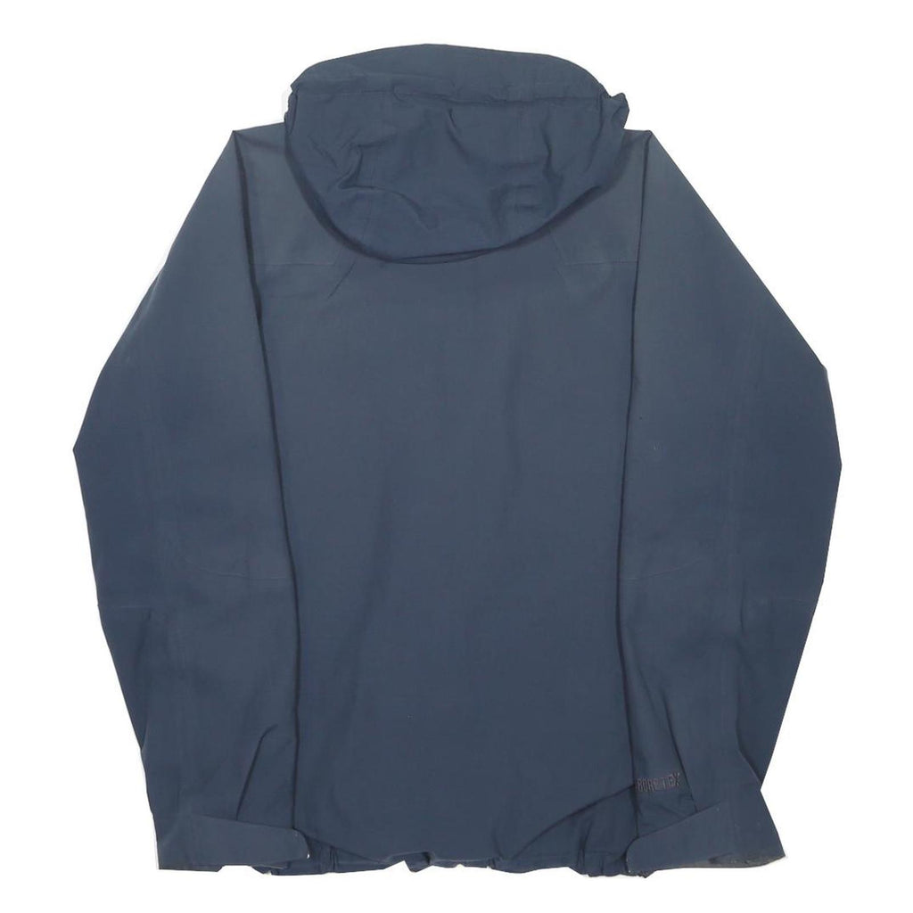 BERGHAUS Mens Blue Outdoor Jacket L Polyester Waterproof Hooded Zip