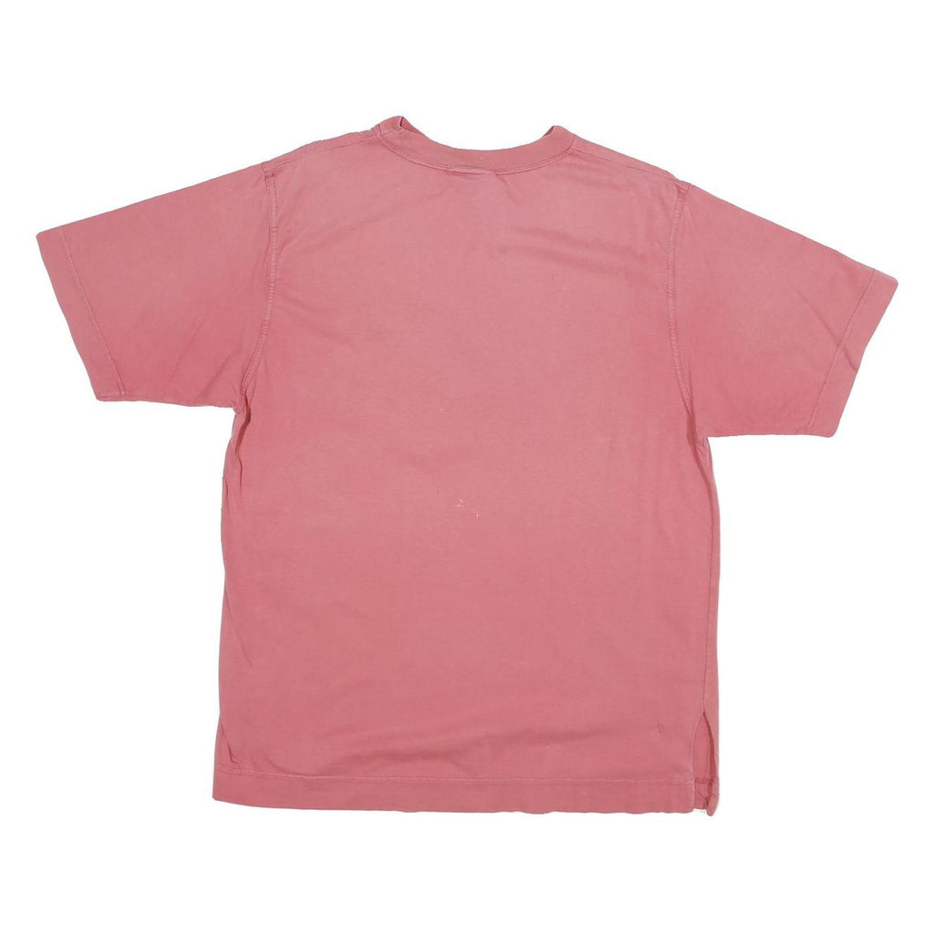 REEBOK Mens Pink Graphic T-Shirt M Short Sleeve Crew Neck Cotton Blend Casual