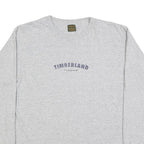 TIMBERLAND Mens Grey Long Sleeve Crew Neck Cotton Blend T-Shirt M