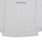 TIMBERLAND Mens Grey Long Sleeve Crew Neck Cotton Blend T-Shirt M